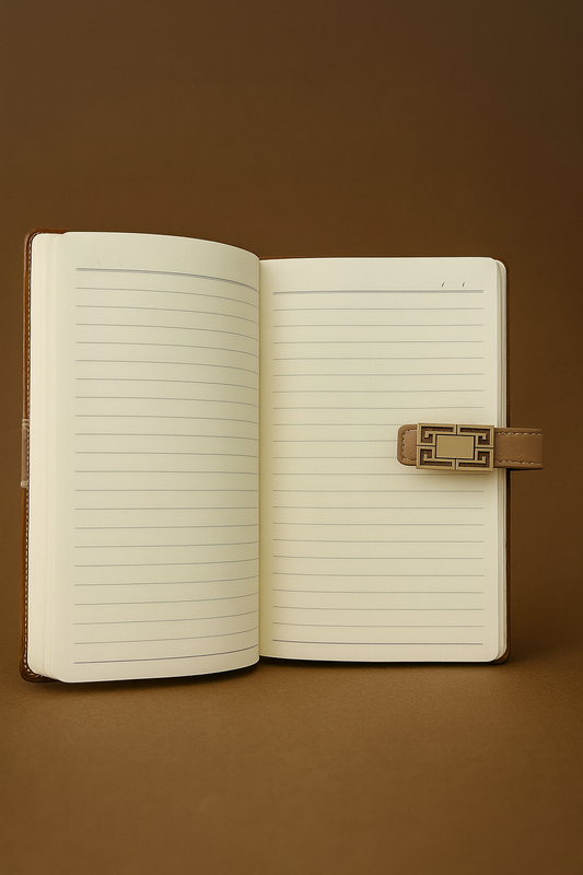 Taba Rengi Ajanda Defter & Tükenmez Kalem